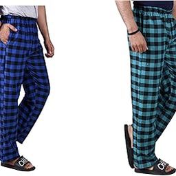Printed Comfort and Style Combined: Cotton Men's Pajamas Pack of 2, (N722) Multicolour-image-88