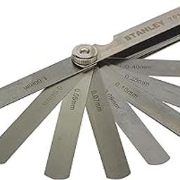 STANLEY 70115S 25 0.4mm to 1.0mm Blade Feeler Gauge (Grey), Limited lifetime warranty-26