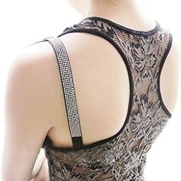 Women Sexy Invisible Hot Rhinestones Bra Shoulder Strap Non-Slip Adjustable Intimates Accessories Ladies Lingerie Bra Straps-image-18