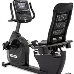 SPIRIT Fitness Unisex Metal XBR55 Recumbent Bike, Black & Silver-12