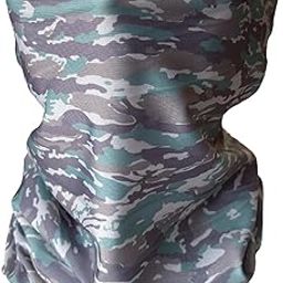 UJEAVETTE® Cycling Bandana Face Mask Cover Scarf Balaclava Neck Gaiter Camo Gray-image-51