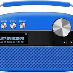 Saregama Carvaan Premium Hindi - Portable Music Player with 5000 Preloaded Songs, FM/BT/AUX (Cobalt Blue)-17