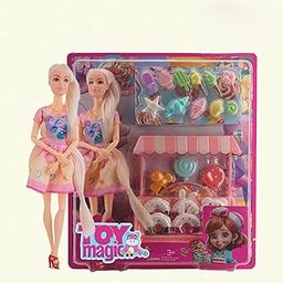 ToyMagic Candy World Playset with Doll | Fun Pretend Candy Shop & Colorful Candies | Interactive Role-Play Toy for Imaginative Play | Birthday Gift for Kids Age 3+ | Sweet Adventures Await!-image-91