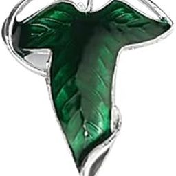 Alloy Elven Leaf Brooch Green Leaf Brooch Clasp Pin Elven Cloak Leaf Clasp Costume Accessory Movie Inspired Elven Green Leaf Pin Gift for King of The Elves Fans-image-51