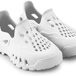 Little Boo | Alpha Clog Shoes for Boys & Girls | Indoor & Outdoor Sandals Clogs for Kids White-image-81