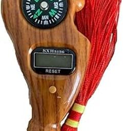 HEBEZON Digital Tasbeeh for Zikr, Meditation, Prayer, God Name Counting Mala, Finger Counting Machine with Compass-1