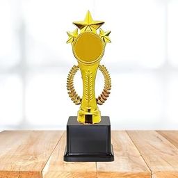 Dessing Studio Trophy for Events, Functions, Award, Momento Pack of 10 Trophy (T-22) (8 INCH) Pack of 1-image-71