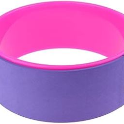 ATORSE Strong Premium Yoga Wheel Roller Designed Fitness Stretching Rose Red and Purple-image-26