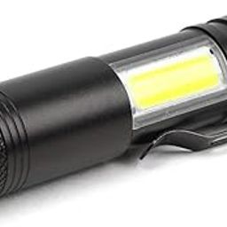Octopus prime 12000 Lumen Mini Flashlight XPE+COB LED Torch Lamp Penlight AA/14500 4 Modes in RAISSER Brand-21