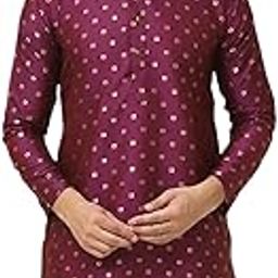 (Since 1958 Men's Pure Cotton Printed Only Long Kurta-image-31