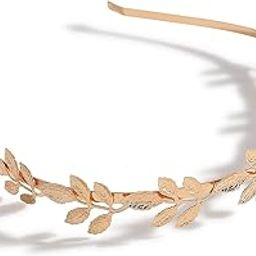 Gold plated Hair band for Women and Girls | Leaf detailing head band | Head Jewellery for women | Hair belt for girls | Fancy hair band | Hair Accessories for brides | Stylish & Trendy-image-48