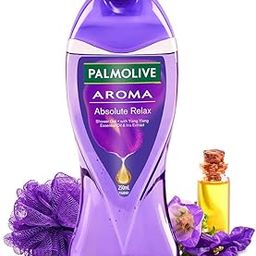 Palmolive Aroma Absolute Relax Body Wash, 250ml Shower Gel Single Bottle with a Free Loofah, 100% Natural Ylang Ylang Essential Oil & Iris Extracts for a Soft and Smooth Skin, pH Balanced Bodywash Free of Parabens & Silicones ​-29