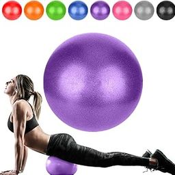 Goonidy Pvc Exercise Ball, Yoga, Size 9 Inch (Purple)-image-93