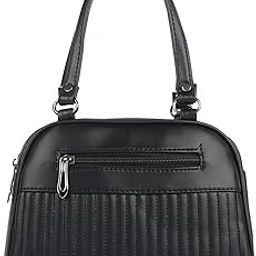 Synthetic Leather Classy Unique Trendy Simple Design Top Handheld Handbag Purse For Women-image-3