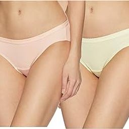 Women Anti Bacterial Bikini Panty - 100% Cotton - Pack of 2-4 Way Stretch, Moisture Wicking, Moderate Coverage-image-6