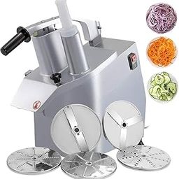 Mann Mart‚Powerful Commercial Food Processor with Dual Feeding Holes | 550W Electric Vegetable Slicer for Efficient Food Prep-image-38