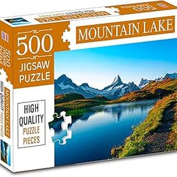 Mountain Lake 500-Piece Jigsaw Puzzles for Kids and Childrens – Realistic Illustration Challenging Brain Booster Gifts, Fun and Creative Fun Game - Ages 9+ (500 Pcs)-25