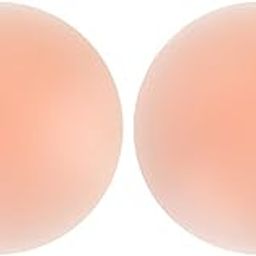 D Club Senchanting Thin Reusable Adhesive Silicone Nipple Covers Breast Petals Pasties (1 Pair Round-Diameter 3in)-image-10