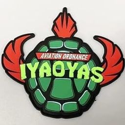 Aviation Ordnance IYAOYAS Turtle PVC Glow Patch – Hook and Loop, 3.5"-image-10