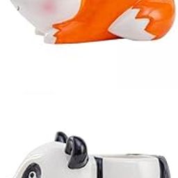 UJEAVETTE 2X Ceramic Animal Planter Pot Housewarming Gifts-image-70