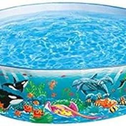 Kreative Marche Swimming Pool 10-Feet Best Way Swimming Pool Inflatable Bath Tubs for Adults Spa 10 feet Swimming Bath Tub with Electric Pump (Random 8 Feet)-picture-31
