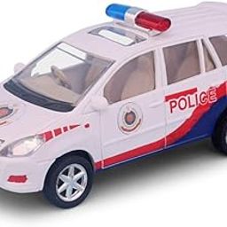 Centy Toys Plastic Pull Back Police Car, white-picture-30