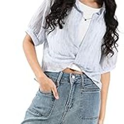 Textured Oversized Korean Top-image-80