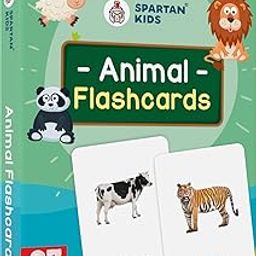 SPARTAN KIDS Animal Flash Cards for Kids | 27 Early Learning Flash Cards for Kids, for Cognitive_Skills-image-9
