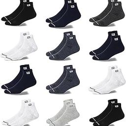 12 Pairs Solid Cotton Ankle Length Socks for Men & Women, Multicolor, Breathable & Comfortable, Durable Design for Everyday Wear, Perfect Fit for All Foot Sizes-image-10