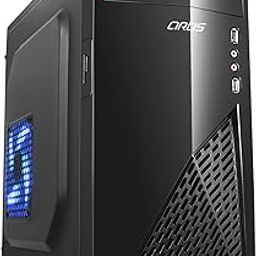 Artis ICE 3.0 Computer Cabinet Support Micro ATX Motherboard,1 x 8 cm Fan with VIP 400W Power Supply-23