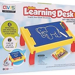 RATNA'S Avis Learning Desk Kit Junior Educational Portable Study Table for Kids Writing, Drawing, Studying,etc-picture-23