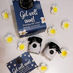 Wrapped up Love Scented Candles get Well Soon Gift Set - Mini Scented Candles Gift Set- Pack of 2 - Vanilla Musk and Peppermint Eucalyptus-image-42