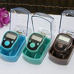 HBD SALES Electronic Digital Tally Counter with LED Light for Old Age, God Name, Hindu mala Mantra jap (Multi Colour- 3 Pieces).-13