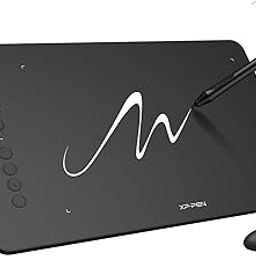 XP-Pen Deco01 V2 Digital Graphics Drawing Pen Tablet (10"(25cm) x 6.25"(15.8cm), 8192 Levels of Pressure Sensitivity, Battery-Free Passive Stylus, Black)-20