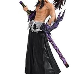 YOURKARTS.COM Demon Slayer Anime Character Action Figure, Red Battle Form, 29 cm Height, Collectible Statue-49