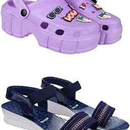 Extra Soft Classic Casual Footwear with Ultra Soft Flexibility Technology Heels for Women's/Girl's Multicolor Combo(2012+1930)()-image-27