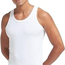 Pack of 2 Men's Super Combed Cotton Round Neck Sleeveless Regular Fit Vest with Extended Length for Easy Tuck | Comfortable and Soft Vest for Men and Boys-image-49