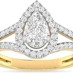 pc jeweller 18k (750) Yellow Gold and Solitaire Ring for Women-picture-1