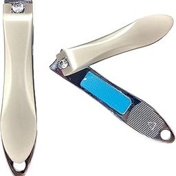TEMPERIA (1pc) Stainless Steel Sharp Nail Cutter for Adults - Big & Small Toe Nail Clipper for Men & Women - Finger Nail Cutter for Thick & Ingrown Toenails (OMD3064)-image-12