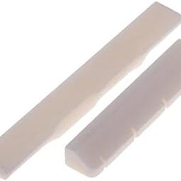 SECRET DESIRE 2xSet of Guitar Cattle Slotted Saddle Nut for Ukulele Uku Uke Replacement-image-50