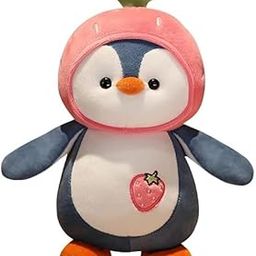 Fun4you Baby Penguin Soft Toy | Valentine Day Gift for Him & Her | 25 cm Super Soft Plush, Adorable Design |Stuffed Animal for Kids | Cuddly Pillow, Black Cushion for Imaginative Play & Fun-5