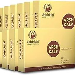 VAIDRISHI Arshkalp Kit for Natural Relief from Piles & Fissure | Controls Inflammation & Bleeding | Non-Habit Forming | 100% Ayurvedic & Herbal | Pack of 12 | 72 Capsules + 54g Herbal Ointment-image-55