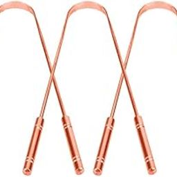 Copper Premium Design Tongue Cleaner Pack of 3, Durable Copper Material, Ergonomic Handle for Daily Oral Hygiene-image-60