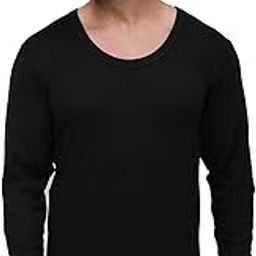 Solid Round Neck Full Sleeves Black Thermal Top for Men | Full Sleeves Round Neck Thermal Top for Men | Mens Round Neck Thermal Top for Winter Wear (P_MTHR00005_Black)-image-84