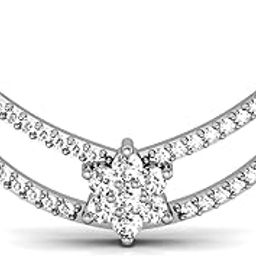 18k (750) White Gold and Solitaire Mangalsutra for Women-image-64