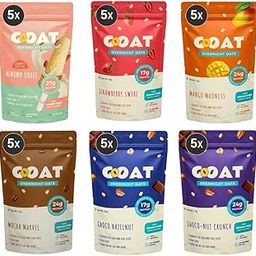 GoOAT Overnight Oats 2.1kg (Pack of 30) | High Protein (24g & 17g) | No Sugar | Gluten-Free | Natural Breakfast Cereal | Ideal for Weight Management | Spoonfree Oatmeal-image-28