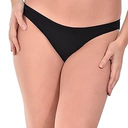 Women's Bikini Panty | Soft Fabric, All-Day Comfort | Everyday Lingerie Wear (Black)-image-22