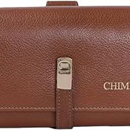 Genuine Leather Wallet with Mobile Case & Magnetic Closure for Women (Tan)-image-97