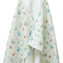 NEW COMERS® 100% Pure Cotton Waffle Hooded Wrapper - Baby Towel for New Born | Big Size 50cm x 26cm | Soft, Safe & Skin-Friendly | Perfect for Newborns 0-5 Years | Breathble Absorbant (Multicolor 3)-image-22
