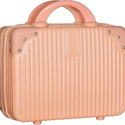 Mini Suitcase for Makeup | ABS Carrying Makeup Suitcase | Portable Hard Shell Cosmetic Travel Case | Organizer Bag | Small Travel Hand Luggage with Elastic Band (30L x 16W x 23H cm)-image-51